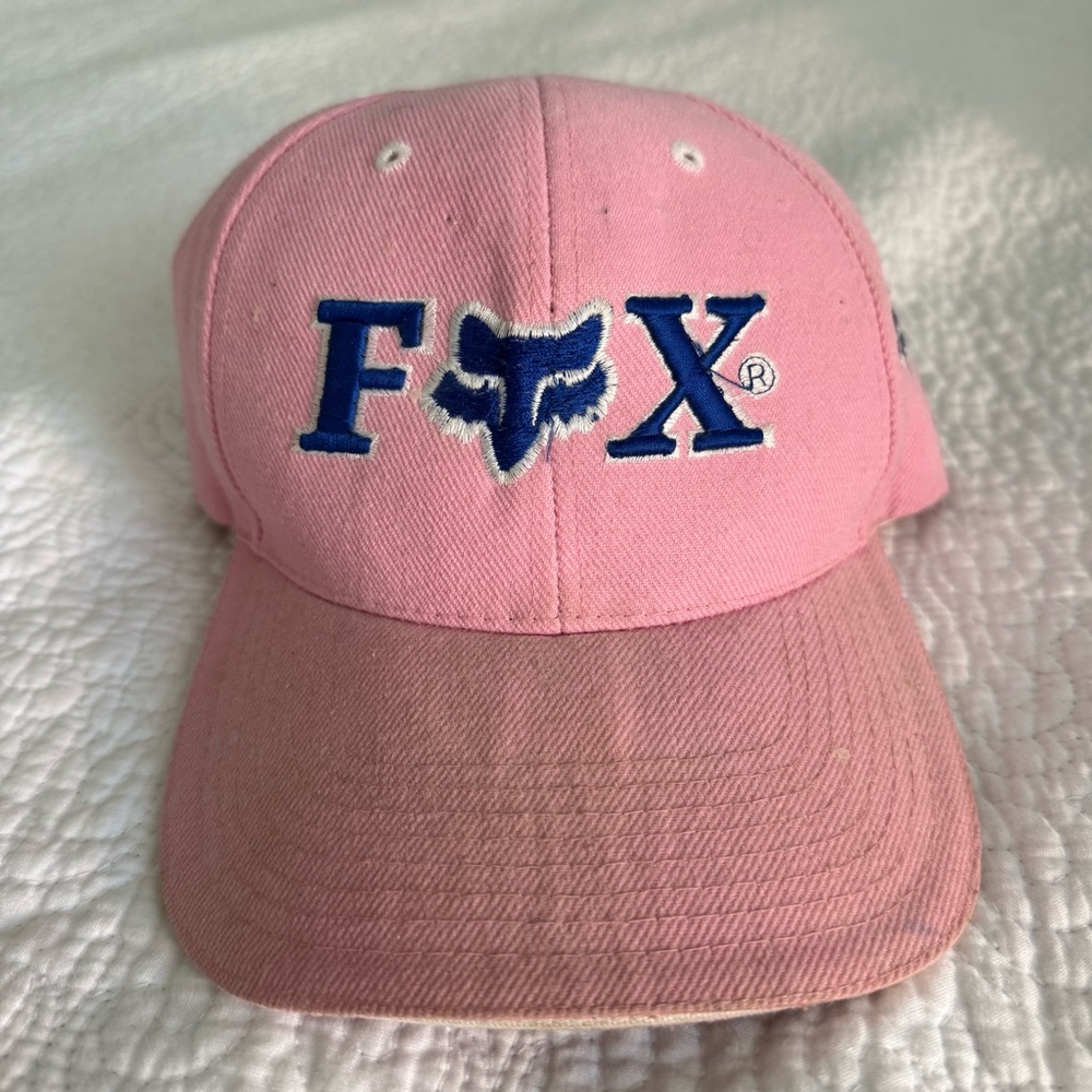 Y2K Fox Racing Pink Logo Hat Women’s Streetwear